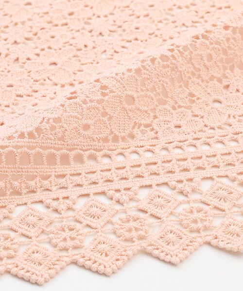 PINK HOUSE / ピンクハウス マフラー・ショール・スヌード・ストール | 小花刺繍レースストール | 詳細4