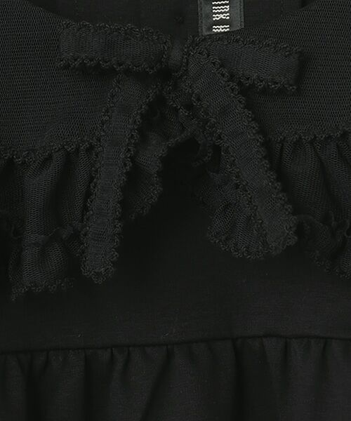 PINK HOUSE / ピンクハウス ミニ丈・ひざ丈ワンピース | チュール襟付きワンピース | 詳細1