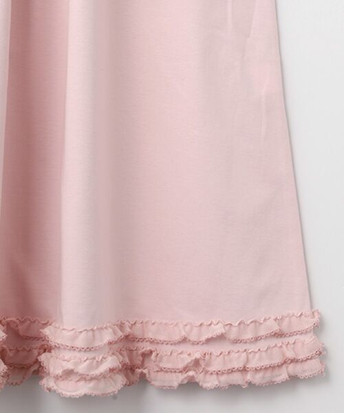 PINK HOUSE / ピンクハウス ミニ丈・ひざ丈ワンピース | チュール襟付きワンピース | 詳細5