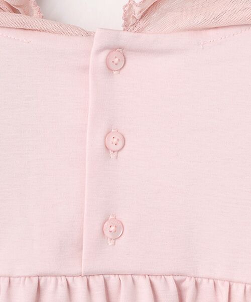 PINK HOUSE / ピンクハウス ミニ丈・ひざ丈ワンピース | チュール襟付きワンピース | 詳細6