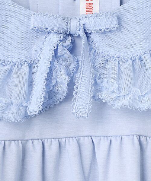 PINK HOUSE / ピンクハウス ミニ丈・ひざ丈ワンピース | チュール襟付きワンピース | 詳細8