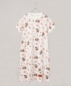 PINK HOUSE / ピンクハウス ミニ丈・ひざ丈ワンピース | さくらんぼプリントカットソーワンピース