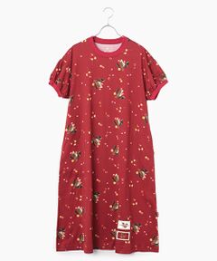 PINK HOUSE / ピンクハウス ミニ丈・ひざ丈ワンピース | さくらんぼプリントカットソーワンピース