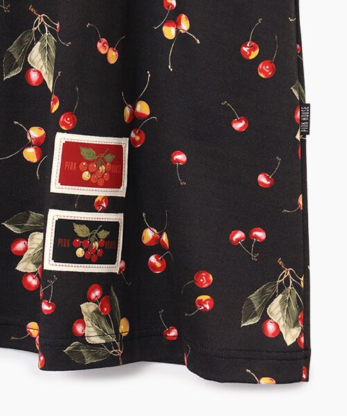 PINK HOUSE / ピンクハウス ミニ丈・ひざ丈ワンピース | さくらんぼプリントカットソーワンピース | 詳細3