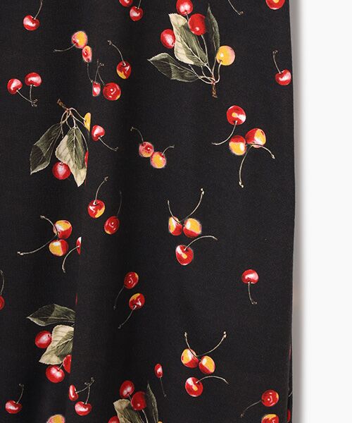 PINK HOUSE / ピンクハウス ミニ丈・ひざ丈ワンピース | さくらんぼプリントカットソーワンピース | 詳細4