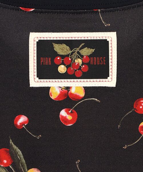PINK HOUSE / ピンクハウス ミニ丈・ひざ丈ワンピース | さくらんぼプリントカットソーワンピース | 詳細7