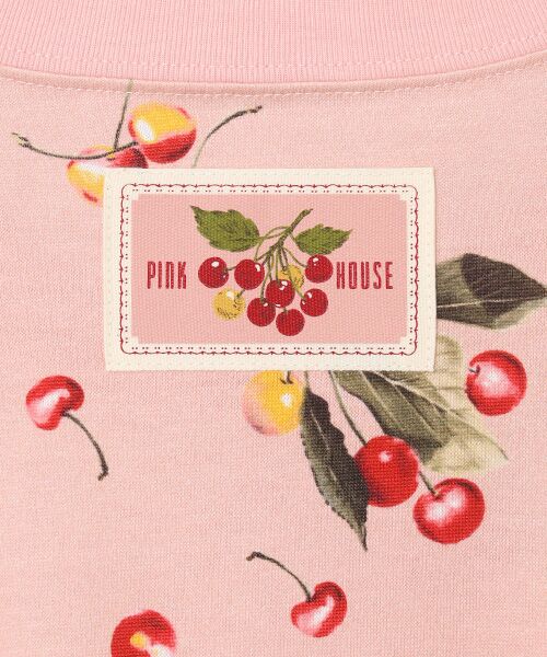 PINK HOUSE / ピンクハウス ミニ丈・ひざ丈ワンピース | さくらんぼプリントカットソーワンピース | 詳細10