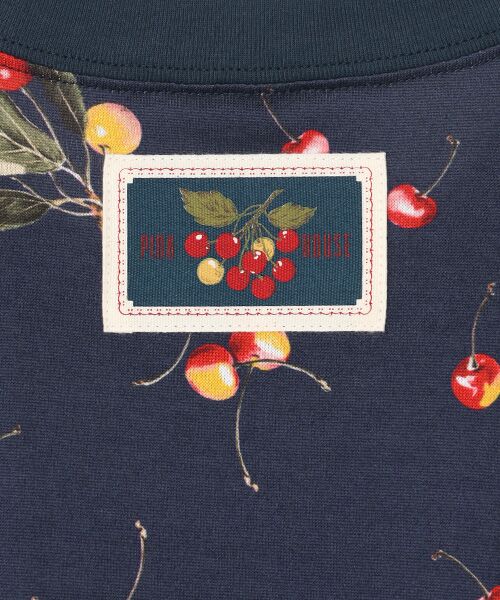 PINK HOUSE / ピンクハウス ミニ丈・ひざ丈ワンピース | さくらんぼプリントカットソーワンピース | 詳細11