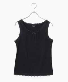 PINK HOUSE / ピンクハウス キャミソール・チューブトップ | フラワーモチーフ付きキャミソール