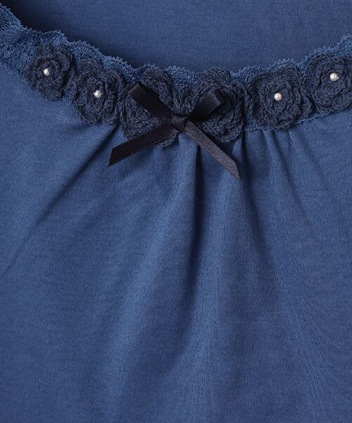 PINK HOUSE / ピンクハウス キャミソール・チューブトップ | フラワーモチーフ付きキャミソール | 詳細8