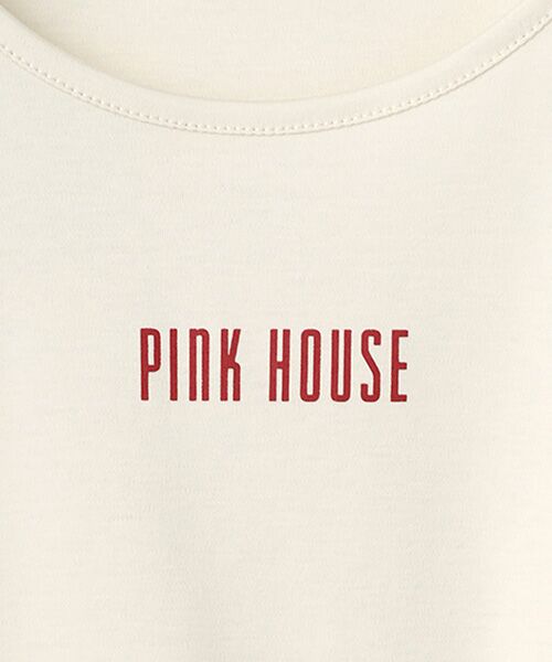 PINK HOUSE / ピンクハウス カットソー | ロゴプリントカットソー | 詳細2