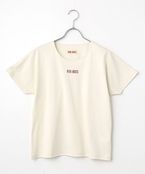 PINK HOUSE / ピンクハウス カットソー | ロゴプリントカットソー（キナリ）