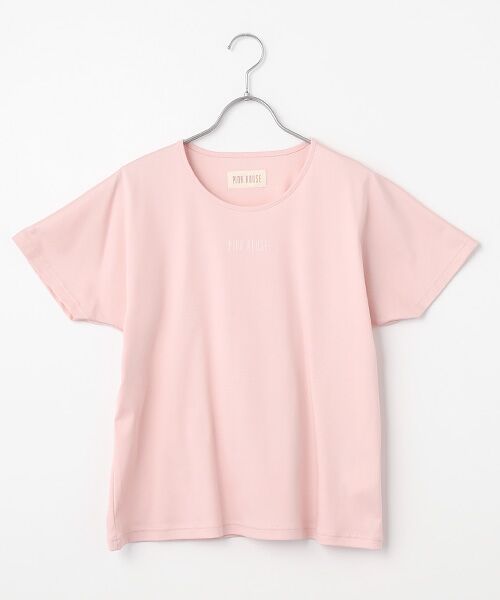 PINK HOUSE / ピンクハウス カットソー | ロゴプリントカットソー（ピンク）