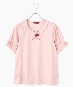 PINK HOUSE / ピンクハウス カットソー | チェリーモチーフ付きカットソー
