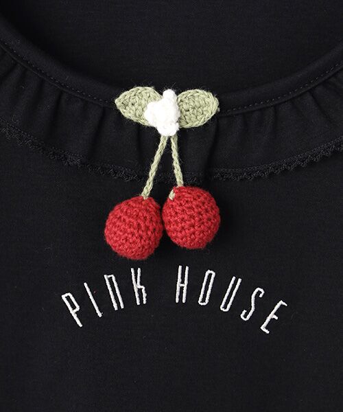 PINK HOUSE / ピンクハウス カットソー | チェリーモチーフ付きカットソー | 詳細1