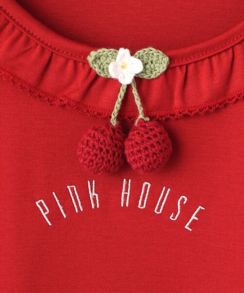 PINK HOUSE / ピンクハウス カットソー | チェリーモチーフ付きカットソー | 詳細3
