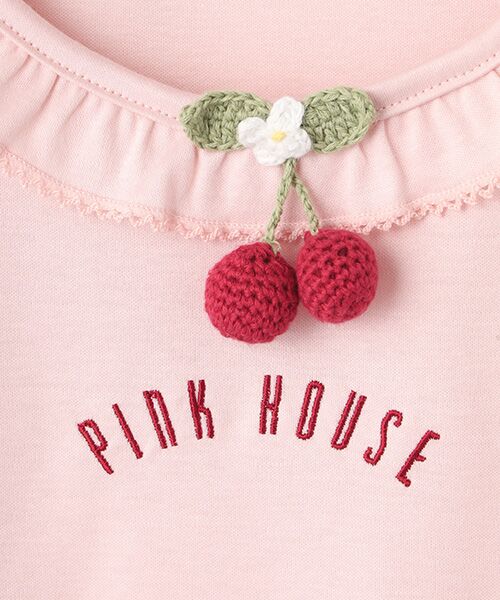 PINK HOUSE / ピンクハウス カットソー | チェリーモチーフ付きカットソー | 詳細7