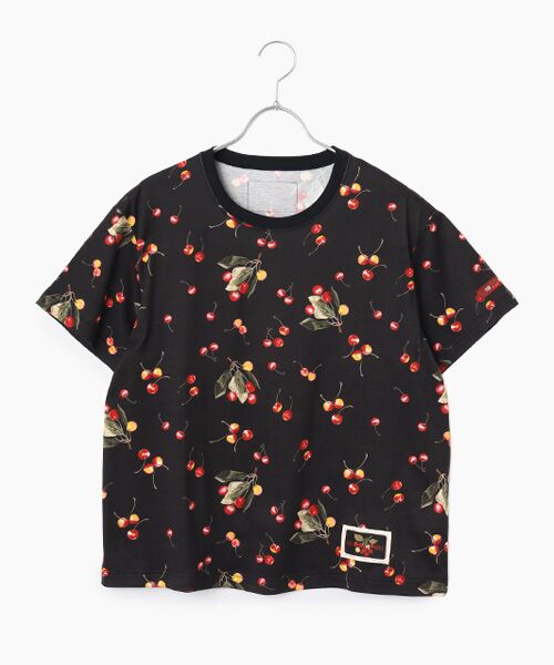 PINK HOUSE / ピンクハウス カットソー | さくらんぼプリントカットソー（クロ）