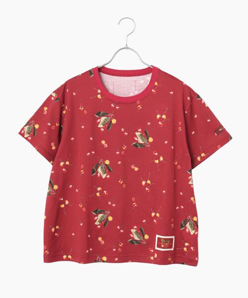 PINK HOUSE / ピンクハウス カットソー | さくらんぼプリントカットソー（アカ）