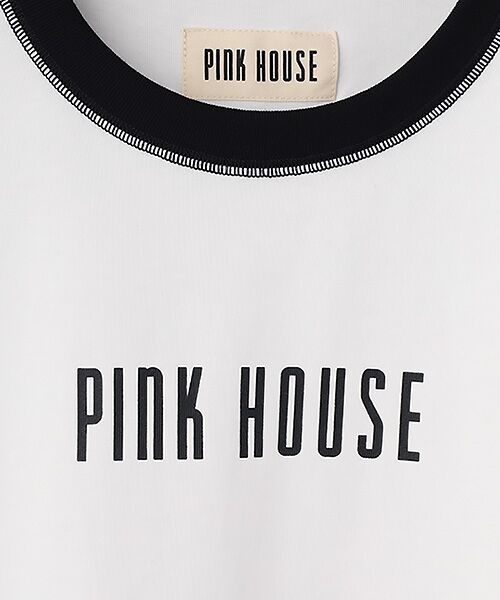 PINK HOUSE / ピンクハウス カットソー | 配色ロゴプリントカットソー | 詳細1