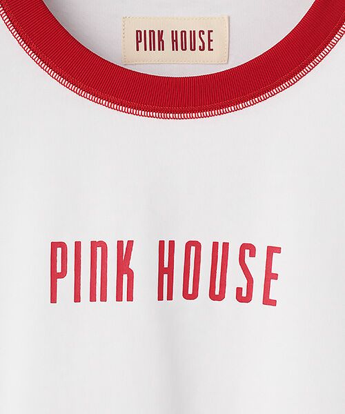 PINK HOUSE / ピンクハウス カットソー | 配色ロゴプリントカットソー | 詳細6