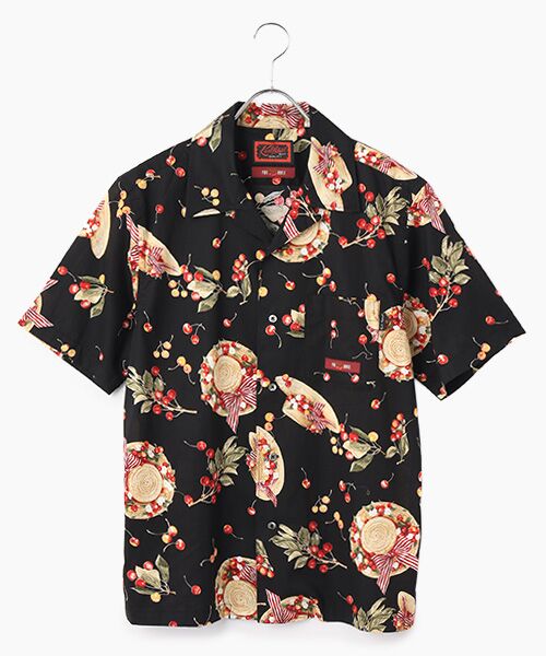 PINK HOUSE / ピンクハウス シャツ・ブラウス | さくらんぼの日曜日プリントシャツブラウス（クロ）