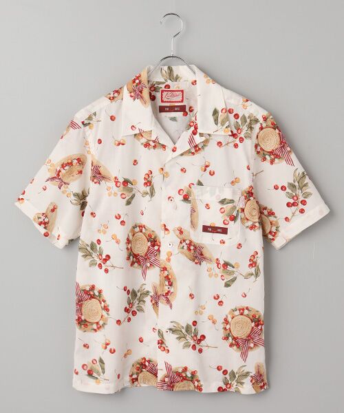 PINK HOUSE / ピンクハウス シャツ・ブラウス | さくらんぼの日曜日プリントシャツブラウス（シロ）