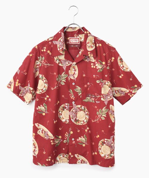 PINK HOUSE / ピンクハウス シャツ・ブラウス | さくらんぼの日曜日プリントシャツブラウス（アカ）