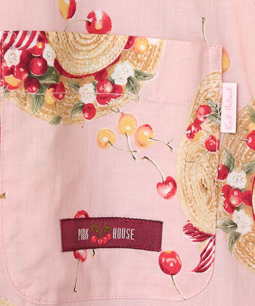PINK HOUSE / ピンクハウス シャツ・ブラウス | さくらんぼの日曜日プリントシャツブラウス | 詳細4