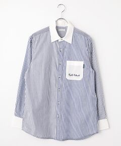 PINK HOUSE / ピンクハウス シャツ・ブラウス | ロゴワンポイント刺繍入りシャツブラウス