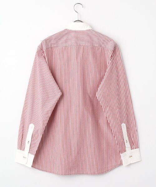 PINK HOUSE / ピンクハウス シャツ・ブラウス | ロゴワンポイント刺繍入りシャツブラウス | 詳細1