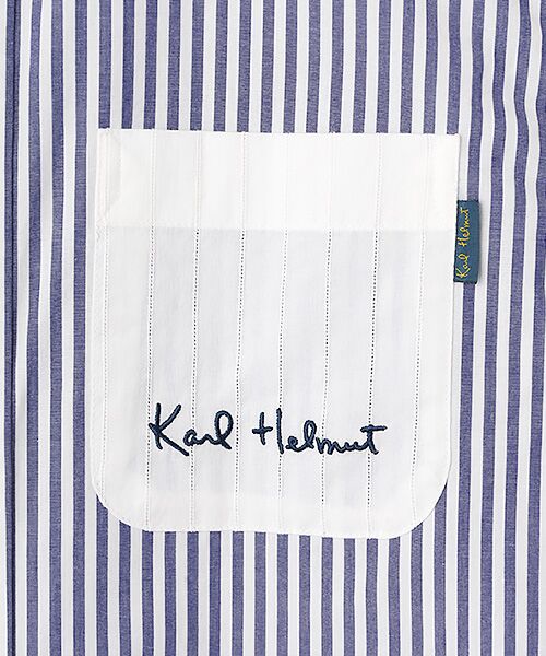 PINK HOUSE / ピンクハウス シャツ・ブラウス | ロゴワンポイント刺繍入りシャツブラウス | 詳細7