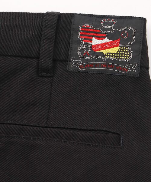 PINK HOUSE / ピンクハウス その他パンツ | ロゴワンポイント刺繍入りタックパンツ | 詳細1