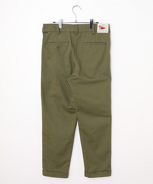 PINK HOUSE / ピンクハウス その他パンツ | ロゴワンポイント刺繍入りタックパンツ | 詳細5