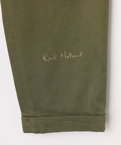 PINK HOUSE / ピンクハウス その他パンツ | ロゴワンポイント刺繍入りタックパンツ | 詳細8