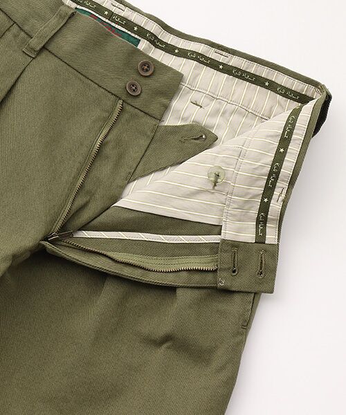 PINK HOUSE / ピンクハウス その他パンツ | ロゴワンポイント刺繍入りタックパンツ | 詳細9