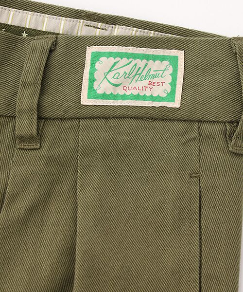 PINK HOUSE / ピンクハウス その他パンツ | ロゴワンポイント刺繍入りタックパンツ | 詳細10