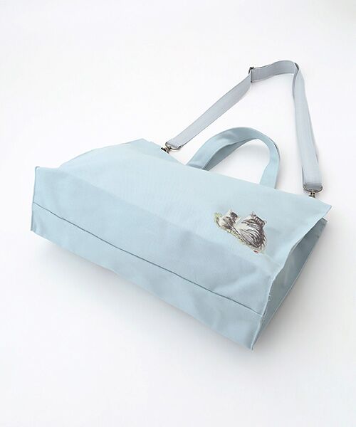 PINK HOUSE / ピンクハウス トートバッグ | さくらんぼの丘のねこプリント2WAYバッグ | 詳細6