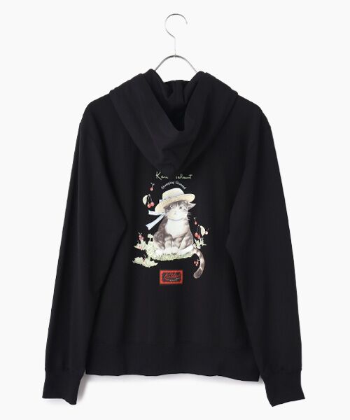 PINK HOUSE / ピンクハウス パーカー | さくらんぼの丘のねこプリントパーカー | 詳細1