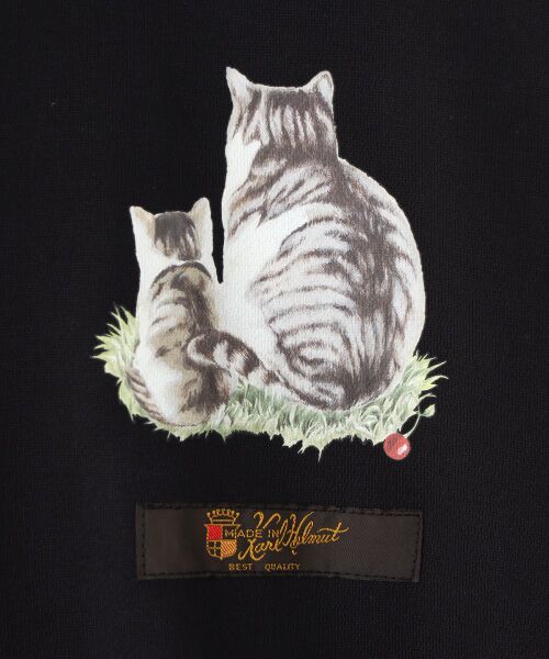 PINK HOUSE / ピンクハウス パーカー | さくらんぼの丘のねこプリントパーカー | 詳細5