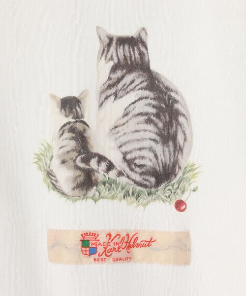 PINK HOUSE / ピンクハウス パーカー | さくらんぼの丘のねこプリントパーカー | 詳細7