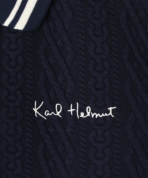 PINK HOUSE / ピンクハウス ポロシャツ | ロゴワンポイント刺繍入りポロシャツ | 詳細9