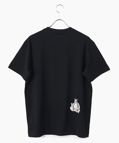 PINK HOUSE / ピンクハウス Tシャツ | さくらんぼの丘のねこプリントTシャツ | 詳細1