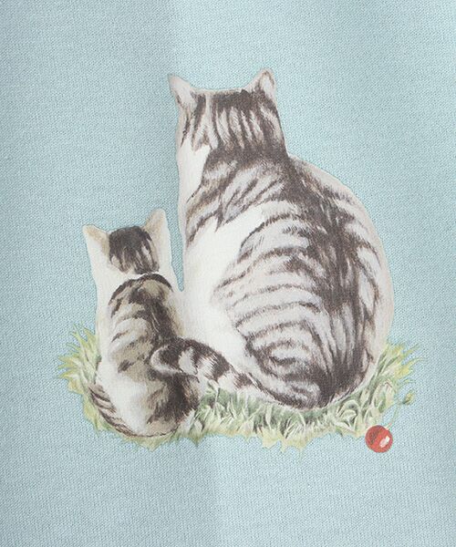 PINK HOUSE / ピンクハウス Tシャツ | さくらんぼの丘のねこプリントTシャツ | 詳細9