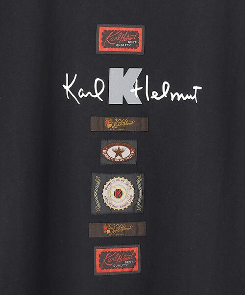 PINK HOUSE / ピンクハウス Tシャツ | ロゴプリント＆ネームワッペン使いTシャツ | 詳細4