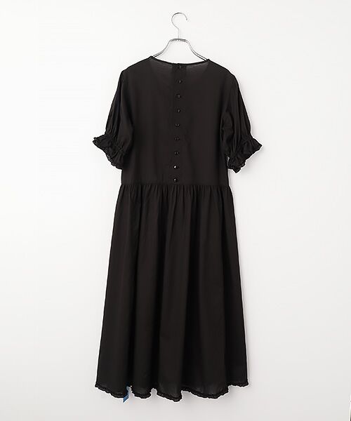 PINK HOUSE / ピンクハウス ロング・マキシ丈ワンピース | トロンプルイユラビットプリント使いローンワンピース | 詳細1