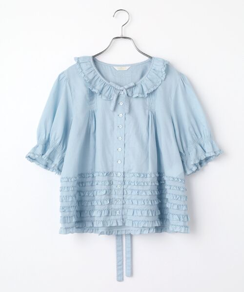 PINK HOUSE / ピンクハウス シャツ・ブラウス | ローンブラウス（ブルー）