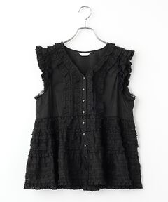 PINK HOUSE / ピンクハウス シャツ・ブラウス | レース使いローンブラウス