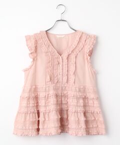 PINK HOUSE / ピンクハウス シャツ・ブラウス | レース使いローンブラウス