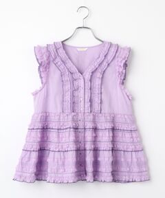 PINK HOUSE / ピンクハウス シャツ・ブラウス | レース使いローンブラウス